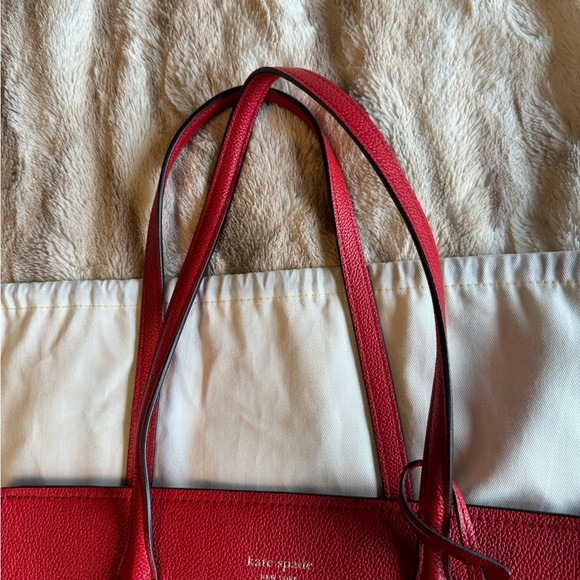 Red Kate Spade Tote with Dust Bag - Picture 6 of 10